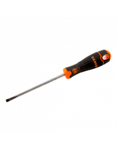 Destornilladores de punta recta BahcoFit con mango de goma, 0,4-1,2 mm