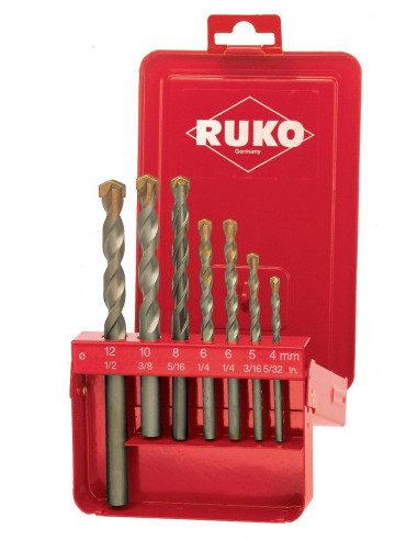 Juego de brocas de percusión punta...