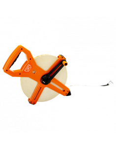 Cintas métricas con hoja revestida de nylon y caja abierta