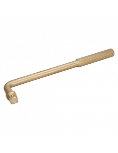 Mangos acodados en L antichispa de aluminio bronce