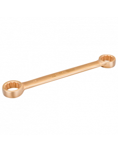 Llaves de estrella planas de dos bocas métricas antichispa de cobre berilio