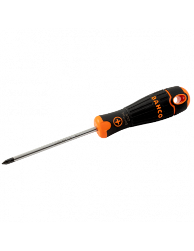 Destornilladores Phillips BahcoFit con mango de goma, PH0-PH4
