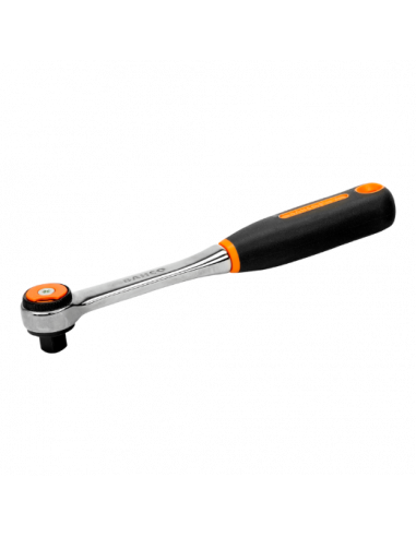 Carracas de cabeza redonda reversibles de 3/8" con 72 dientes y un ángulo de acción de 5º