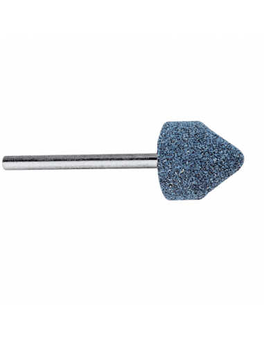 Discos abrasivos cónicos 90° pequeños, de lijado fino y con eje de 3 mm (2 piezas/embalaje en blíster)