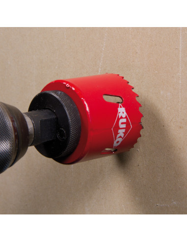 Soporte y broca guía para coronas...