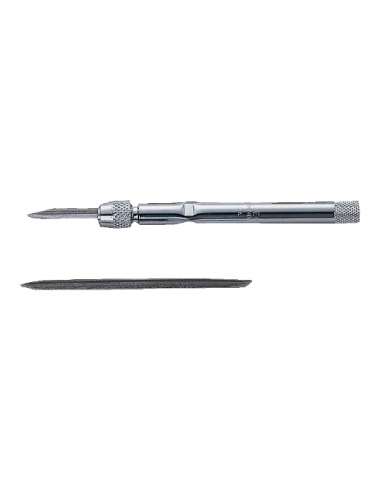 Rasquetas triangulares con mango niquelado