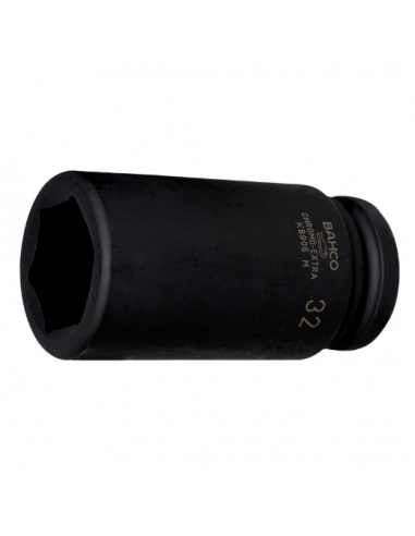 Vasos de impacto de serie larga, fosfatados, con cuadrado de 3/4" y perfil hexagonal imperial