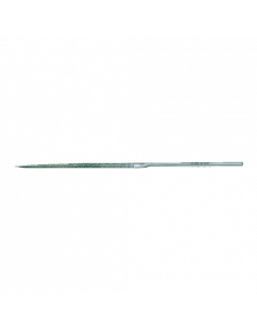 Lima de aguja de precisión de diamante, sin mango, 140/160 mm