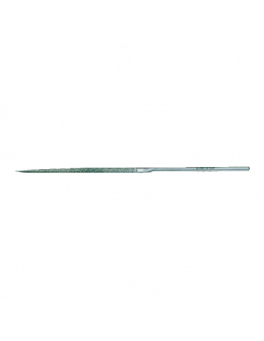 Lima de aguja de precisión de diamante, sin mango, 140/160 mm