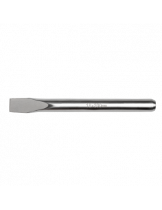 Cincel plano de 55°, de acero inoxidable y con forma ovalada