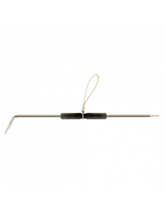 Trazadores acodados con cable metálico