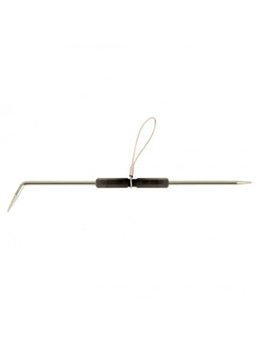 Trazadores acodados con cable metálico