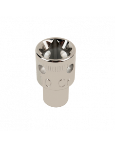 Vasos con cuadrado de 1/2" con perfil bi-hexagonal imperial y solución de 4 puntos