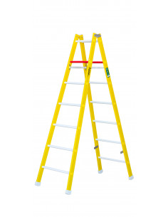 Escalera fibra de tijera de...