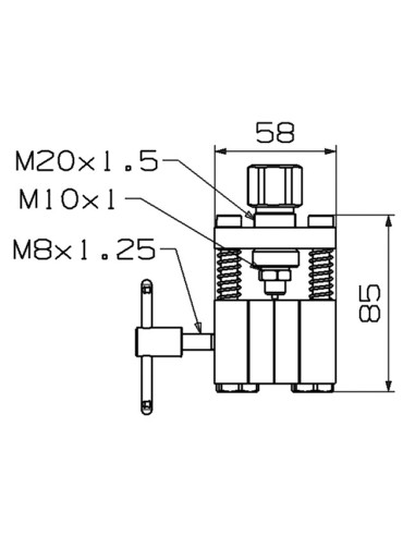 ABOCARDADOR FORZA PARA TUBOS DE FRENO