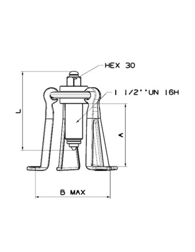 EXTRACTOR MECÁNICO DE BUJES FORZA