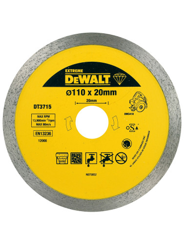 DT3715-QZ - Disco de Diamante 110 mm