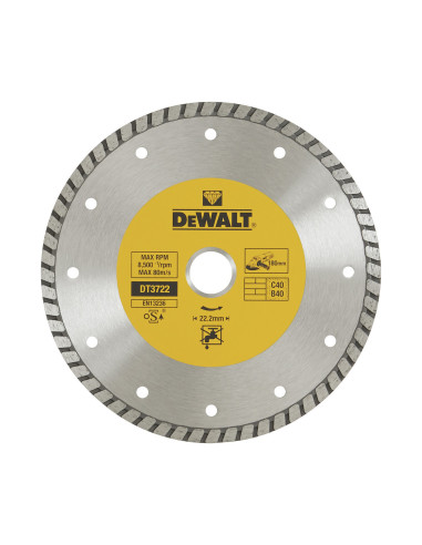 DT3722-QZ - Disco de diamante turbo...
