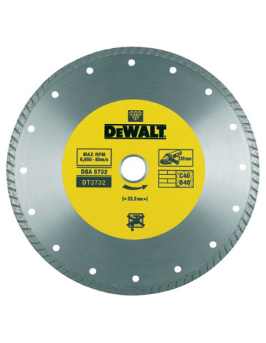 DT3732-QZ - Disco de diamante turbo...