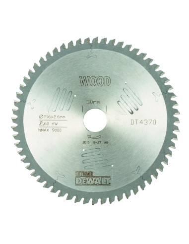 DT4370-QZ - Hoja para sierra circular...