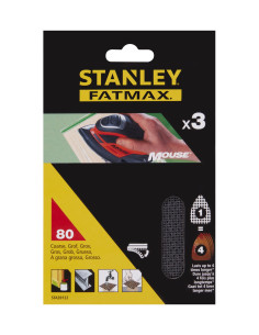 3 hojas de lija de malla...