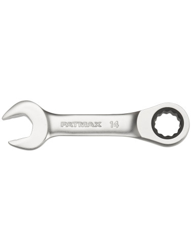 Llave combinada corta con carraca 14mm