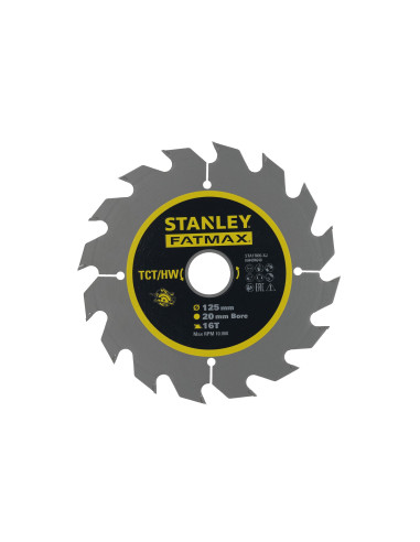 Disco de corte TCT/HW 125x20/16mm -...