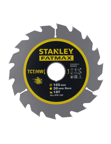 Disco de corte TCT/HW 165x30/20/16mm...