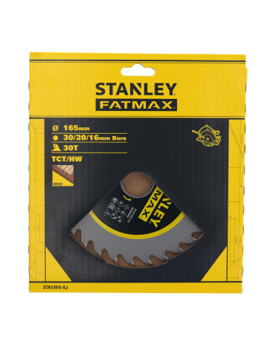 Disco de corte TCT/HW 165x30/20/16mm...