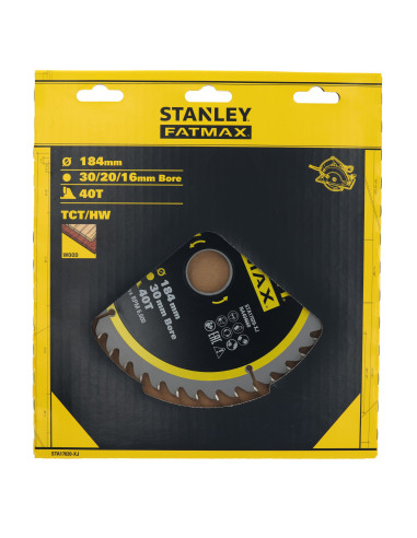 Disco de corte TCT/HW 184x30/20/16mm...