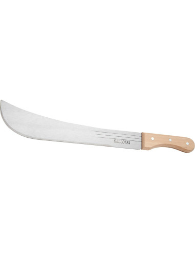 Machete con mango de madera / 350PMM