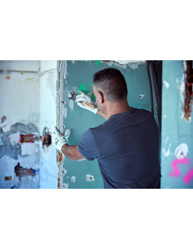 Espátula de acero con mango de madera...