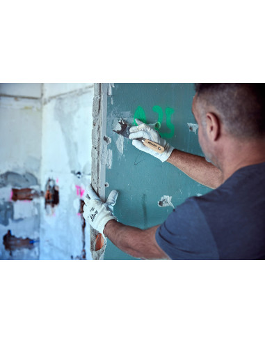 Espátula de acero con mango de madera...