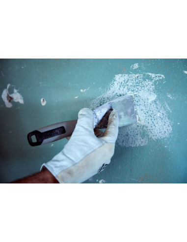 Espátula de acero con mango...