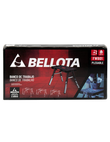Banco de trabajo plegable y regulable...