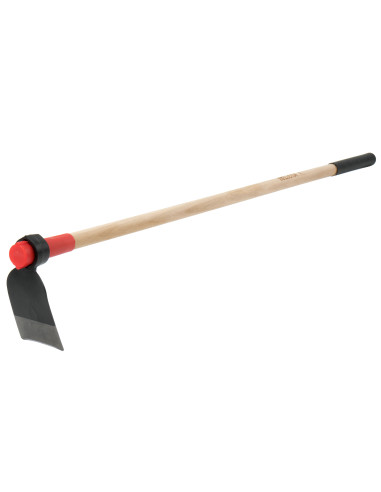 Azada forjada con mango de madera...