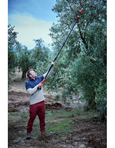 Pértiga extensible hasta 2,2m...