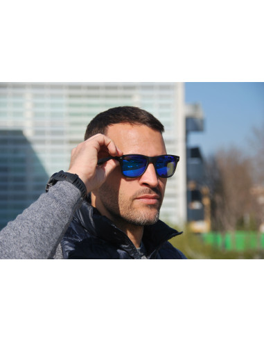 Gafas de sol lente espejo azul WAVE