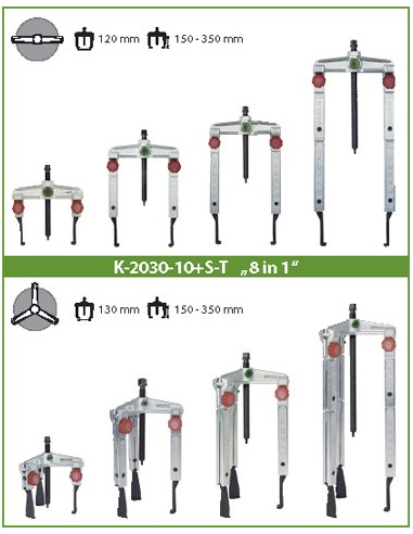 Juego de extractores de 2 y 3 patas...