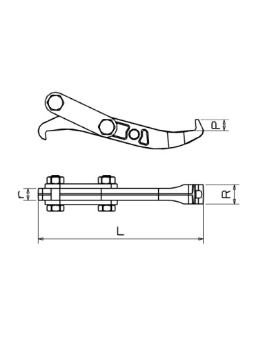 PATA REVERSIBLE SERIE 1400L-1400LT