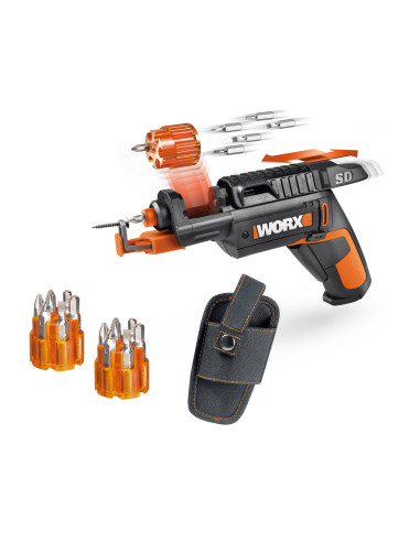 Worx WX255 - Atornillador 4V multipuntas