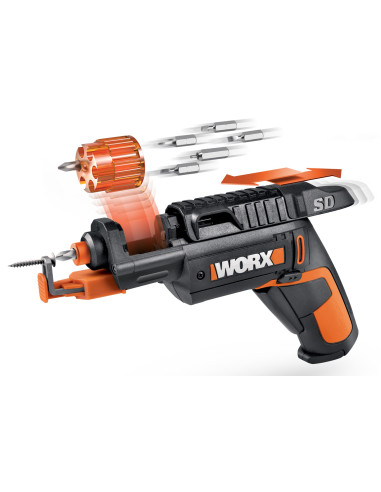Worx WX255 - Atornillador 4V multipuntas