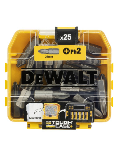 DT71522-QZ - Juego de 25 puntas Ph2...