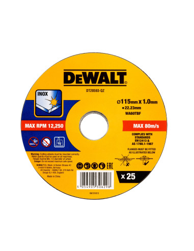 DT20593-QZ - Pack de 25 discos de...