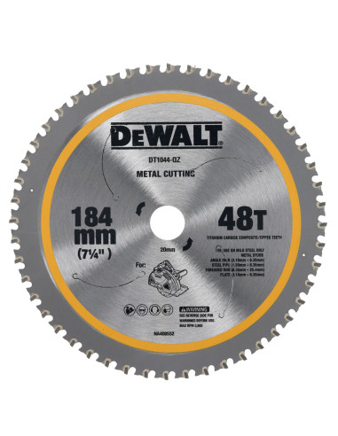 DT1044-QZ - Disco para sierra DCS383...