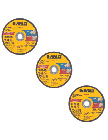 DT20592-QZ - Disco abrasivo 76mm para...