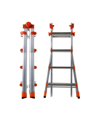 Escalera multifunción telescópica de...