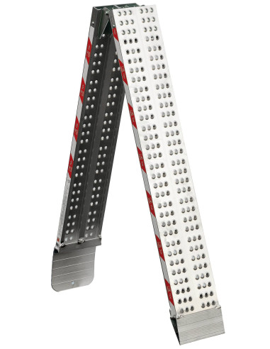 Rampa de carga de aluminio plegable