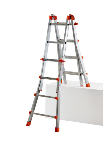 Escalera multiposición telescópica de...