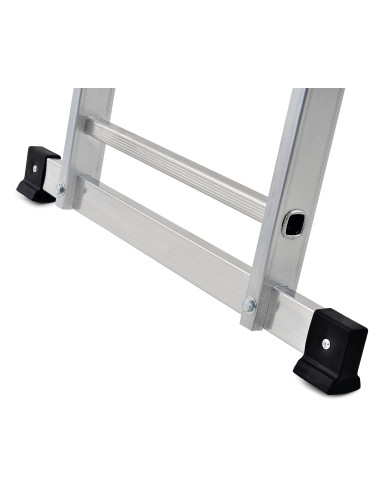 Escalera combinada de 2 tramos con...